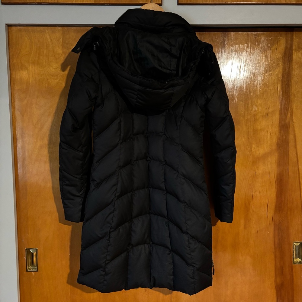 Eddie Bauer Women's Long Black Puffer Jacket